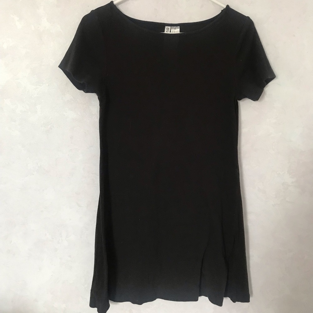 Black t-shirt dress